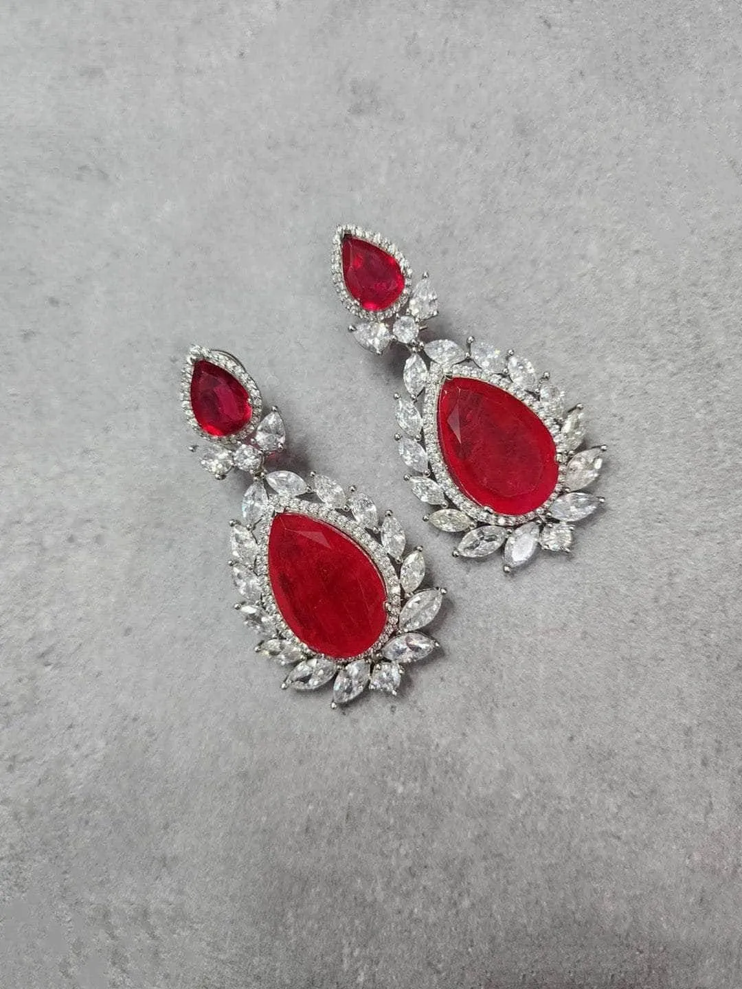 Dangle Drop Kundan Earrings