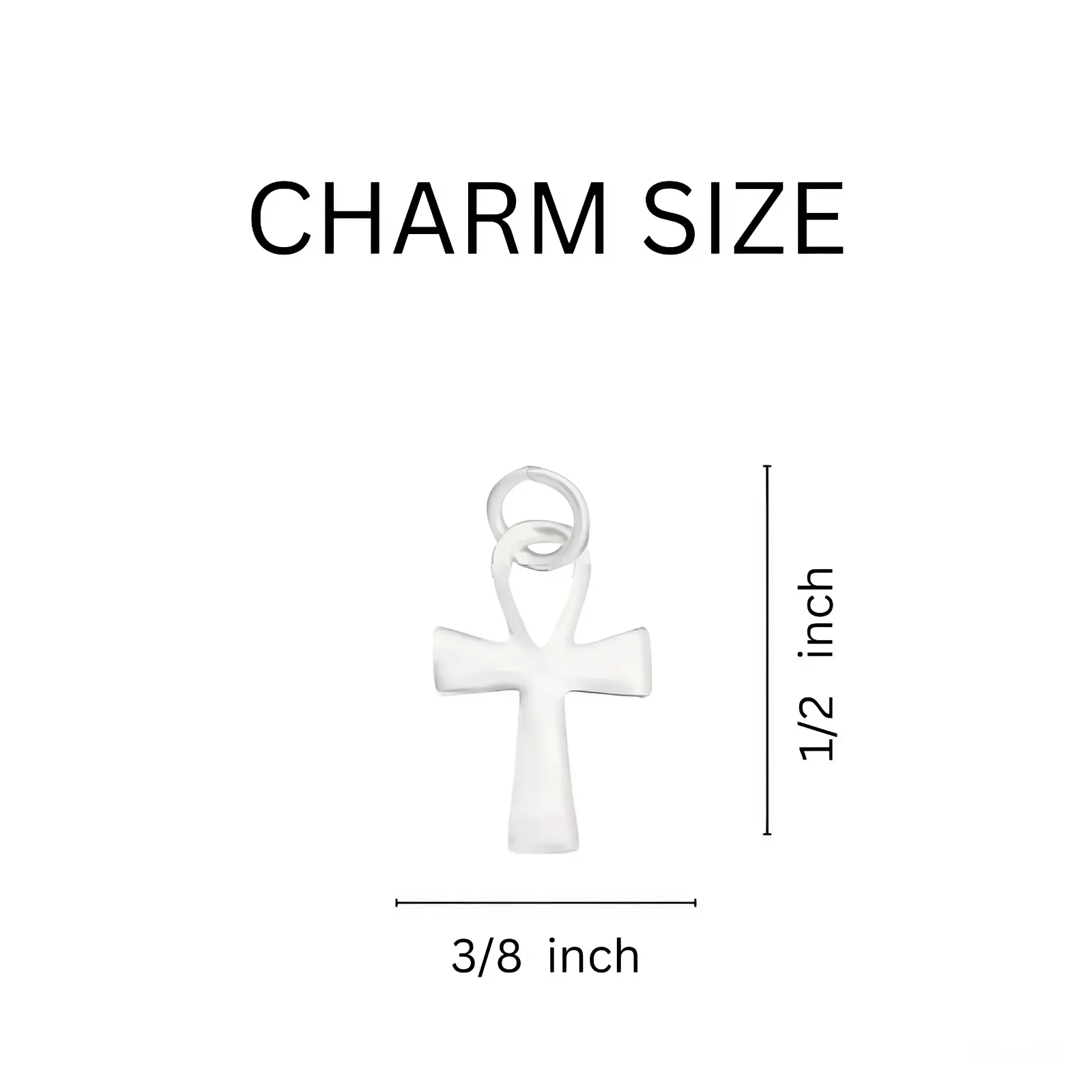 Decorative Silver Cross Earrings