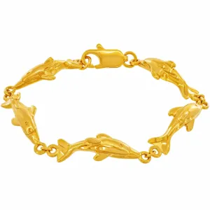 Dolphin Link Charm Bracelet