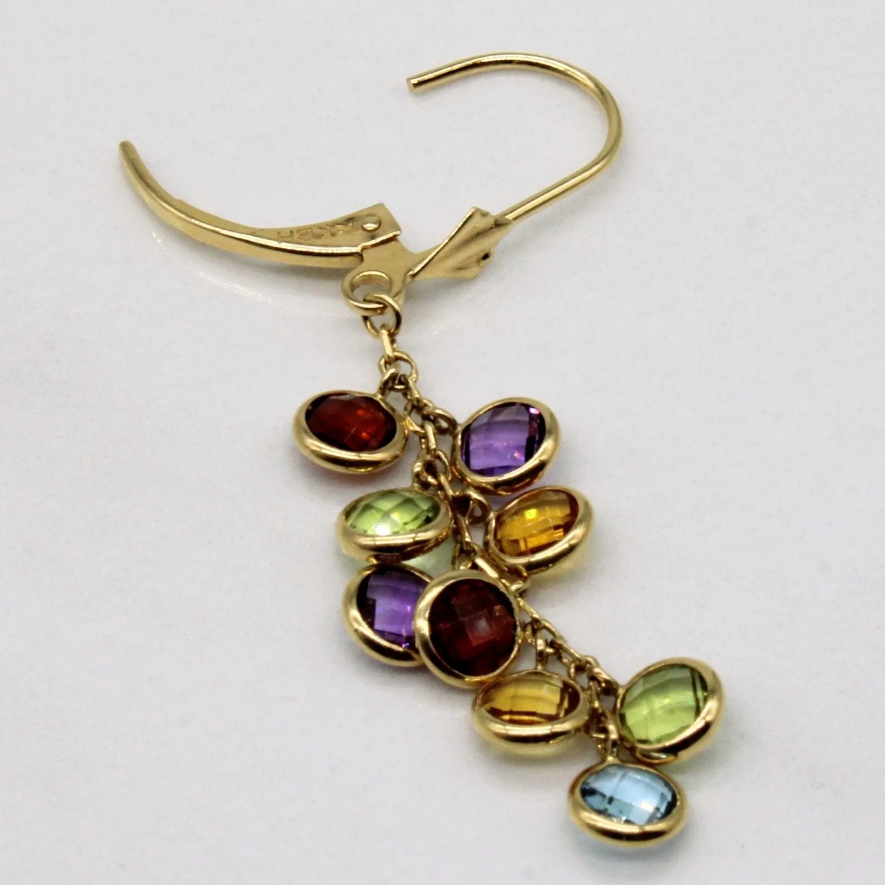 'Effy' Multi Gem Drop Earrings | 4.00ctw |