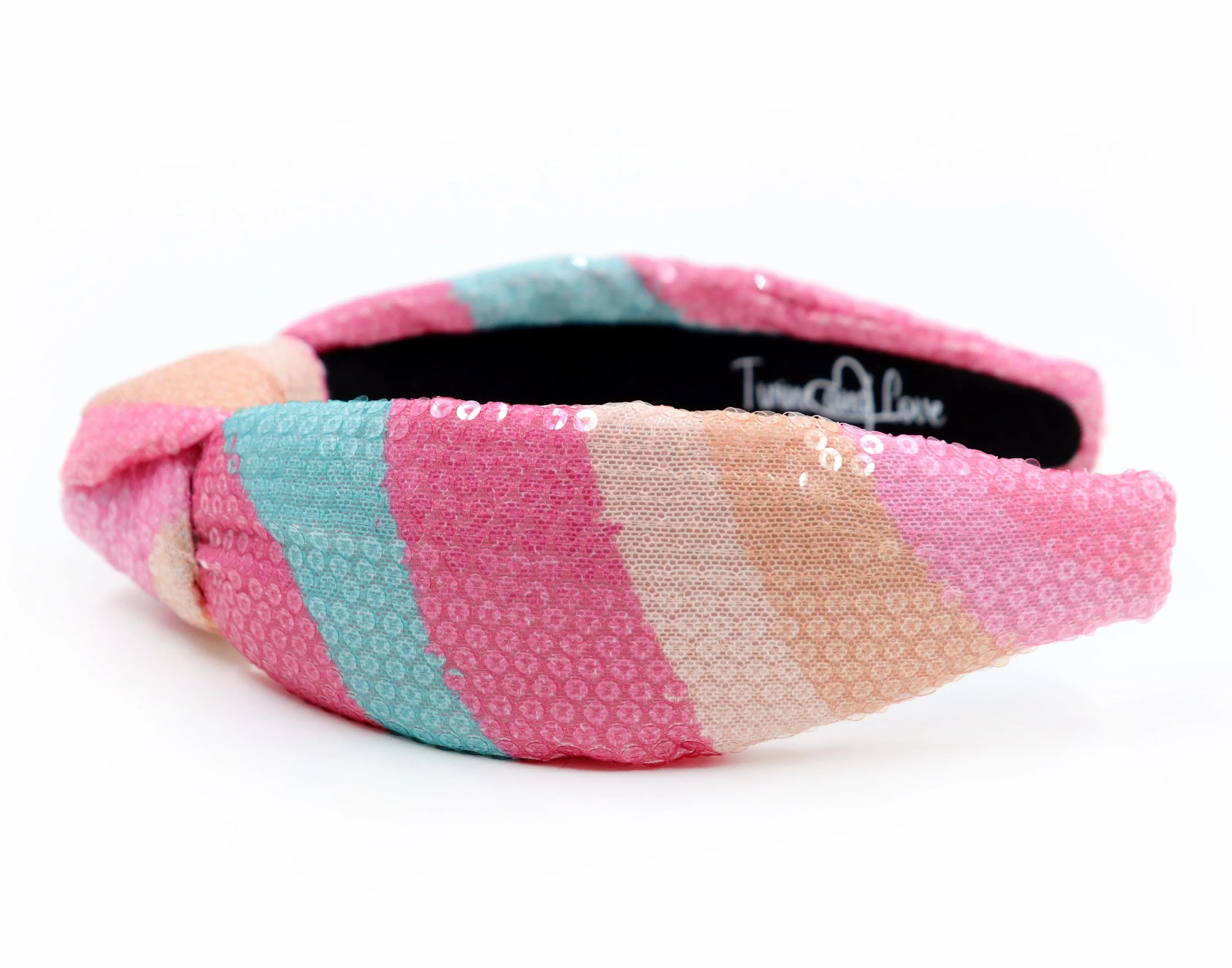 Eli Sequins Padded Knot Headband
