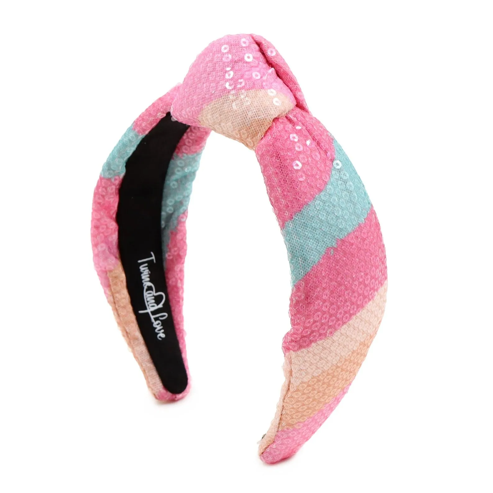 Eli Sequins Padded Knot Headband