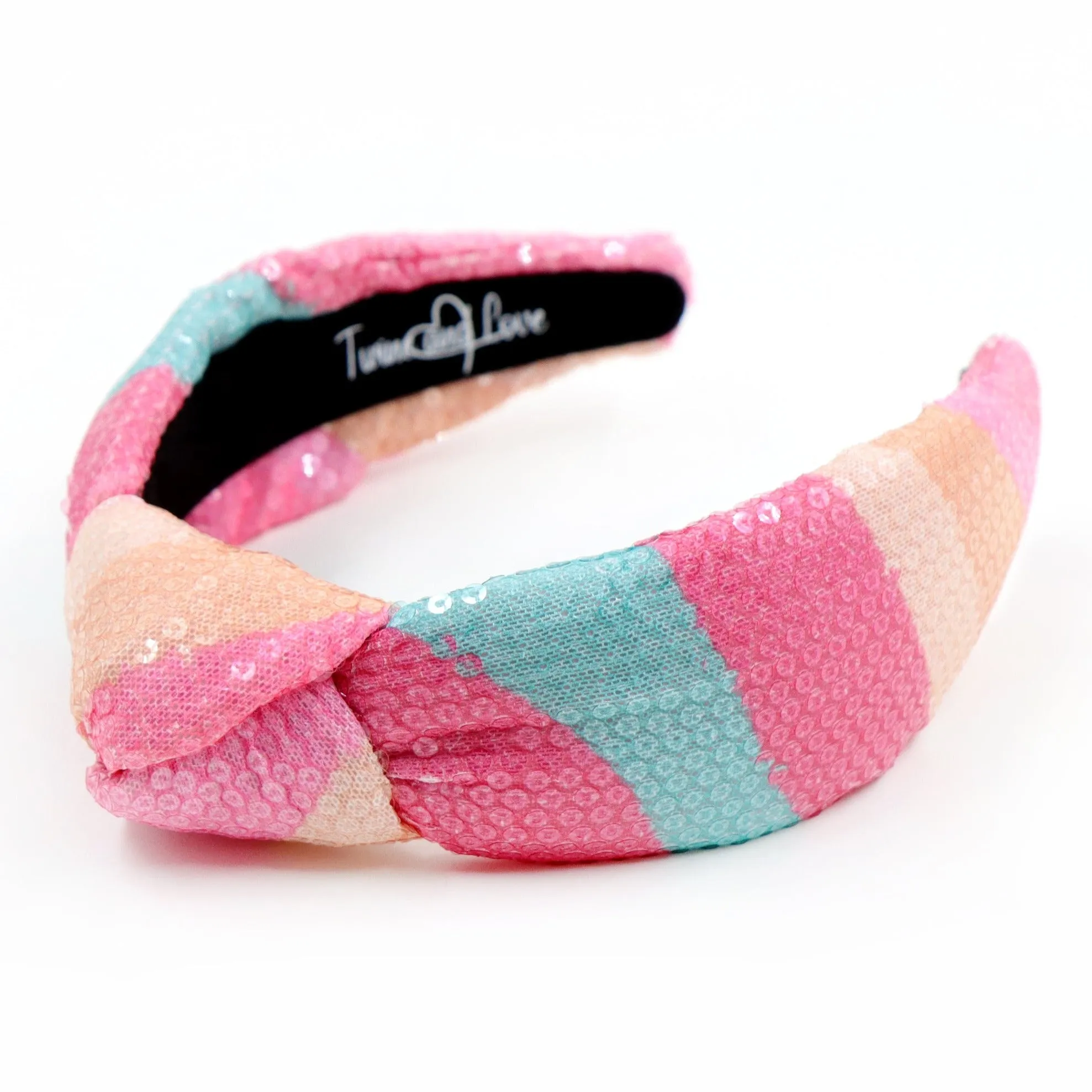 Eli Sequins Padded Knot Headband