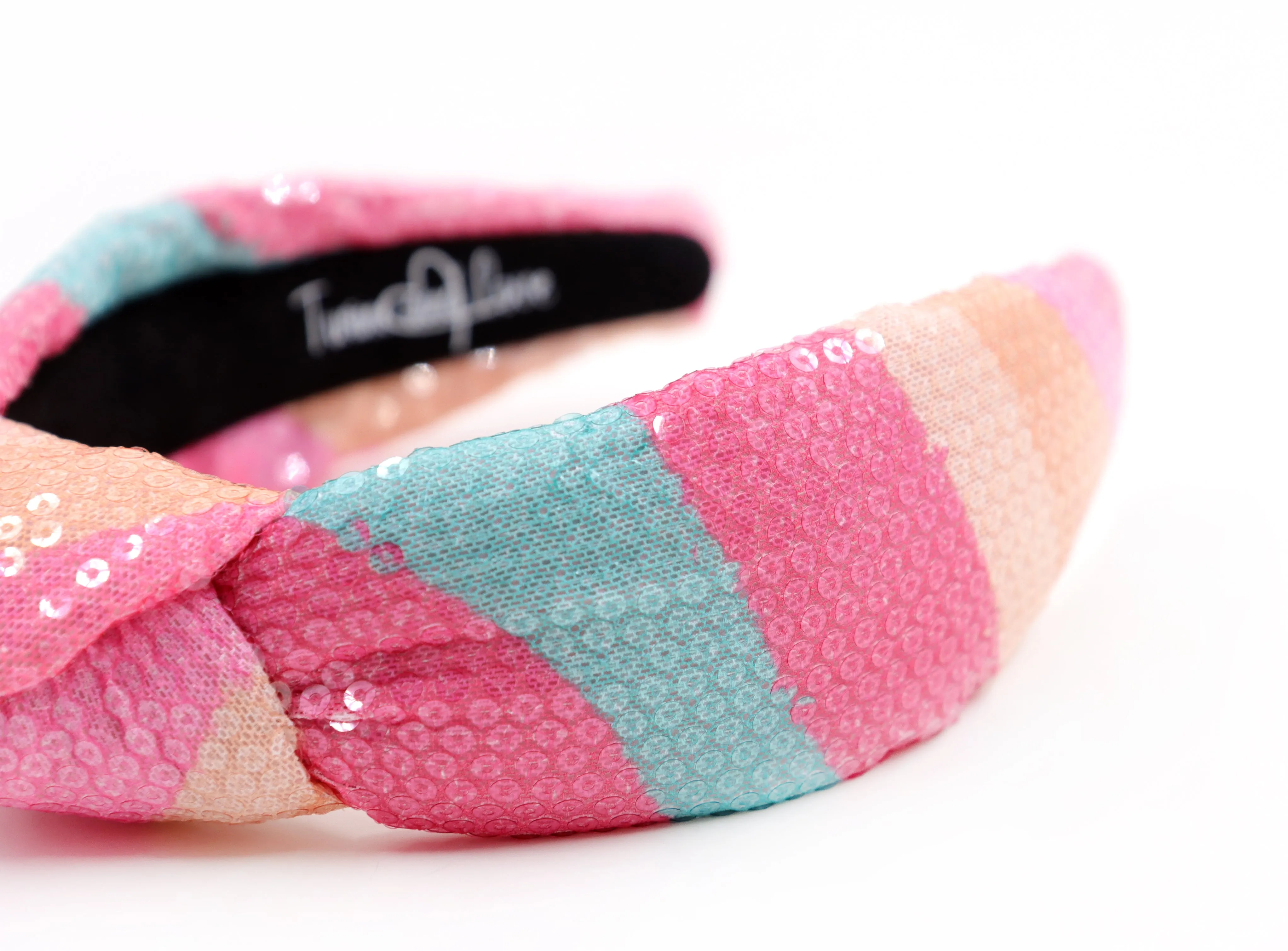 Eli Sequins Padded Knot Headband