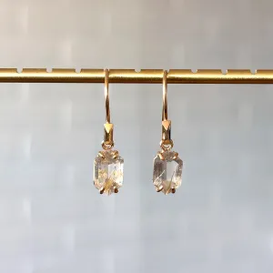 Eloise Rutilated Quartz Earrings in Vermeil