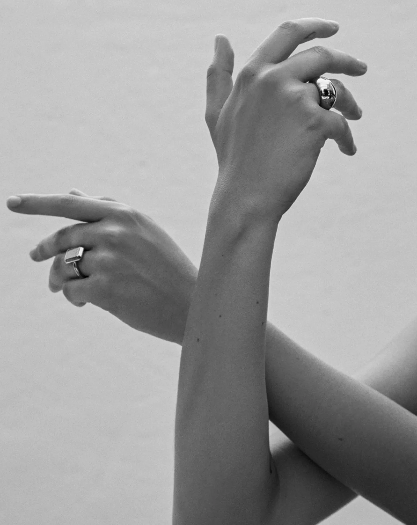 Emerald Signet Ring Silver