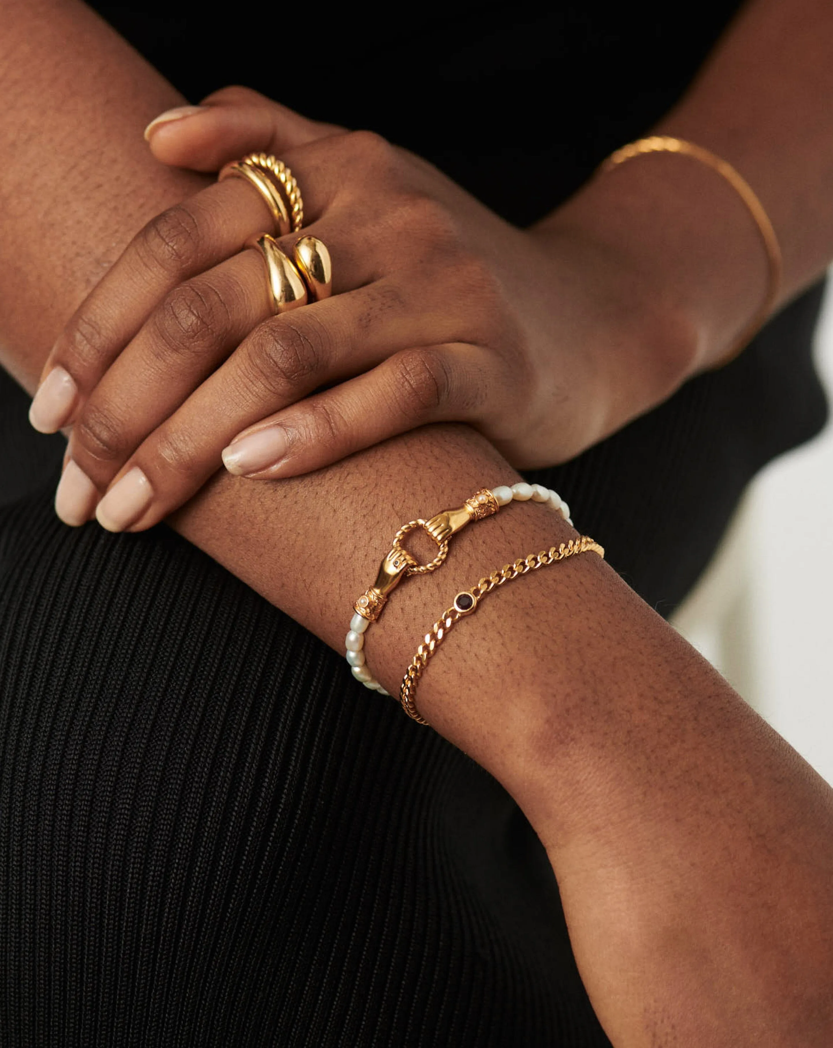 February Birthstone Chain Bracelet | 18k Gold Plated Vermeil/Amethyst
