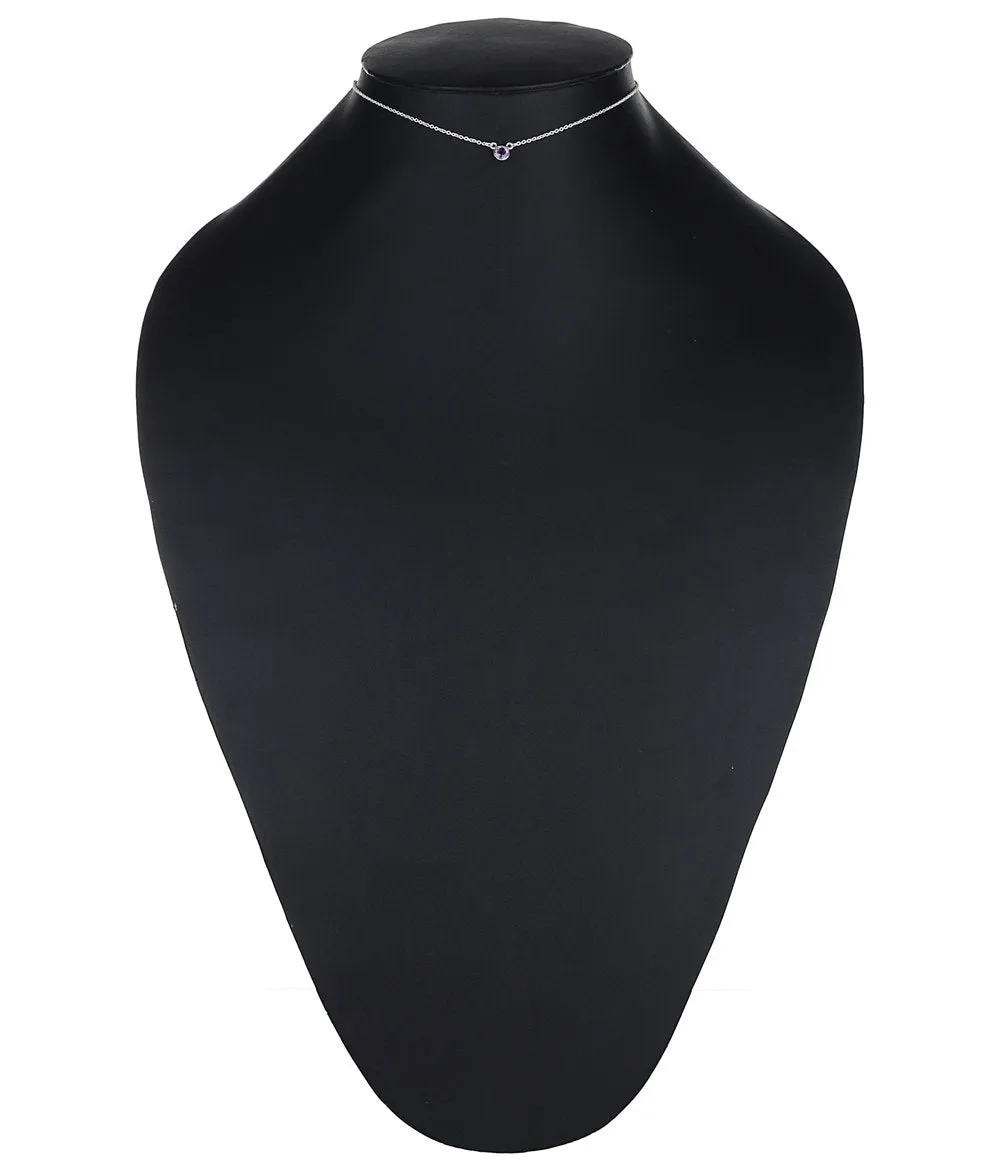 February Birthstone Necklace