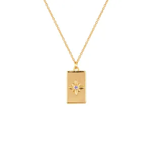February Birthstone Necklace