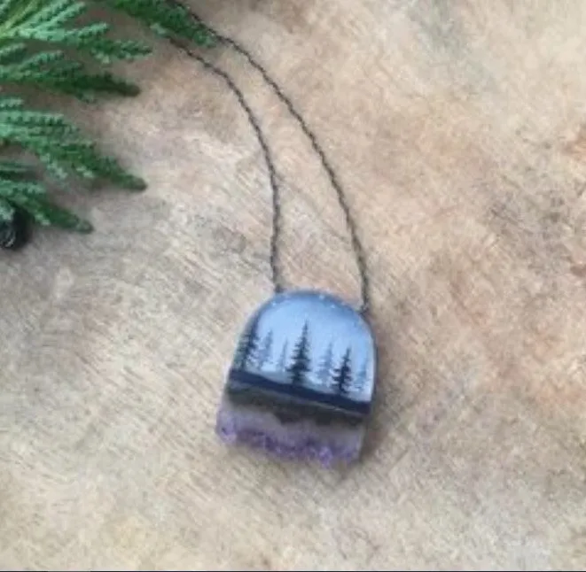 Fernworks | Pines Crystal Necklace
