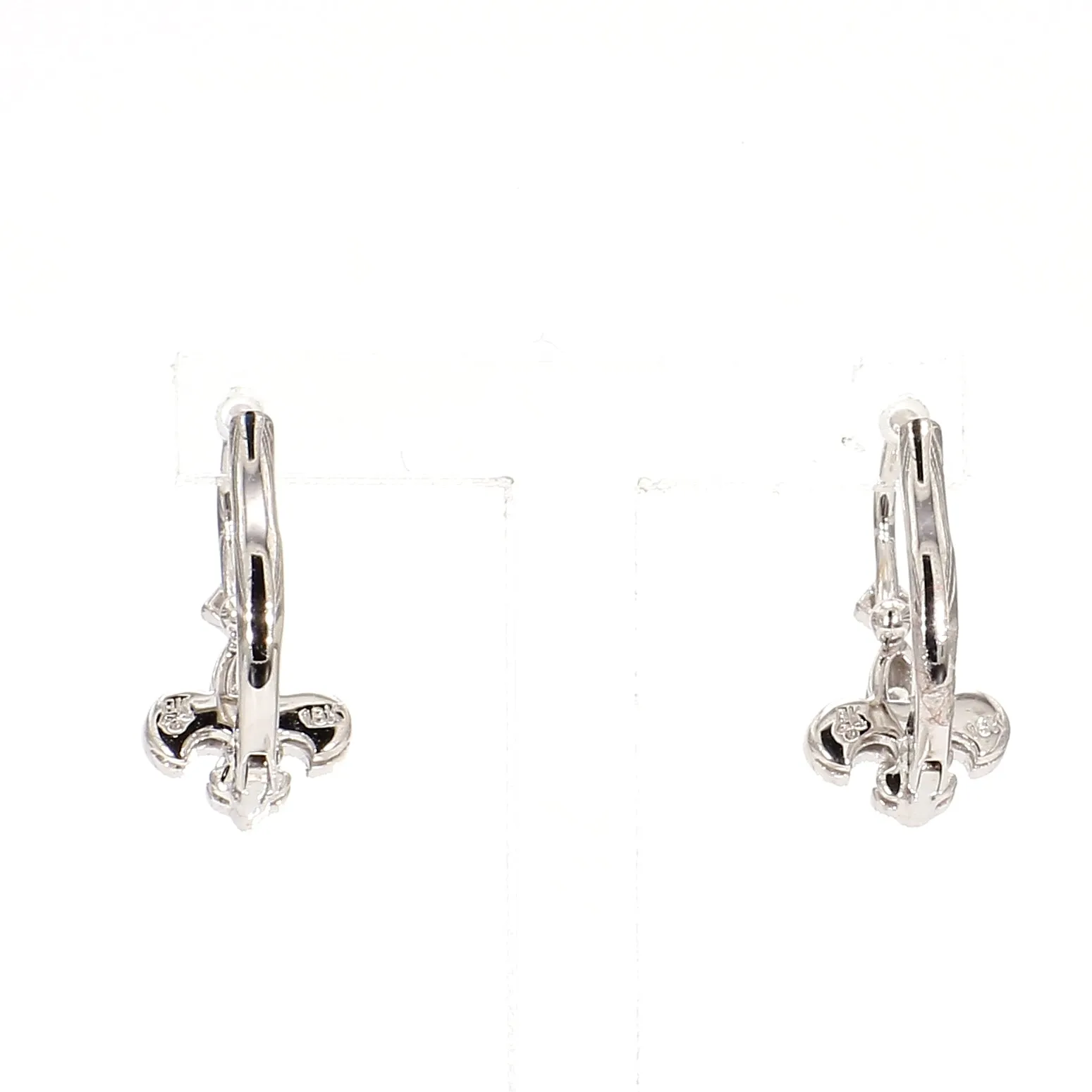 Fleur-de-Lis Diamond Earrings