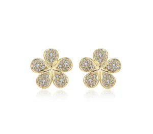 Floral Diamond Earrings