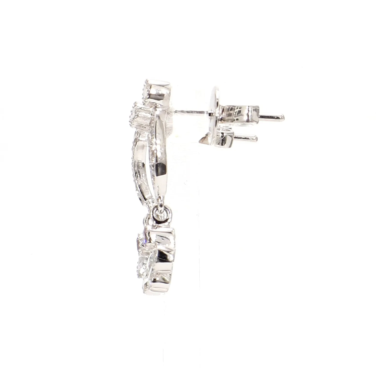 Floral Diamond Earrings