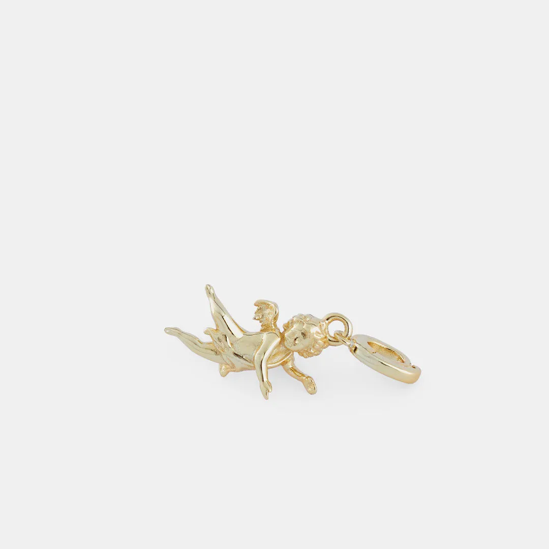 Gold Cherub Pendant