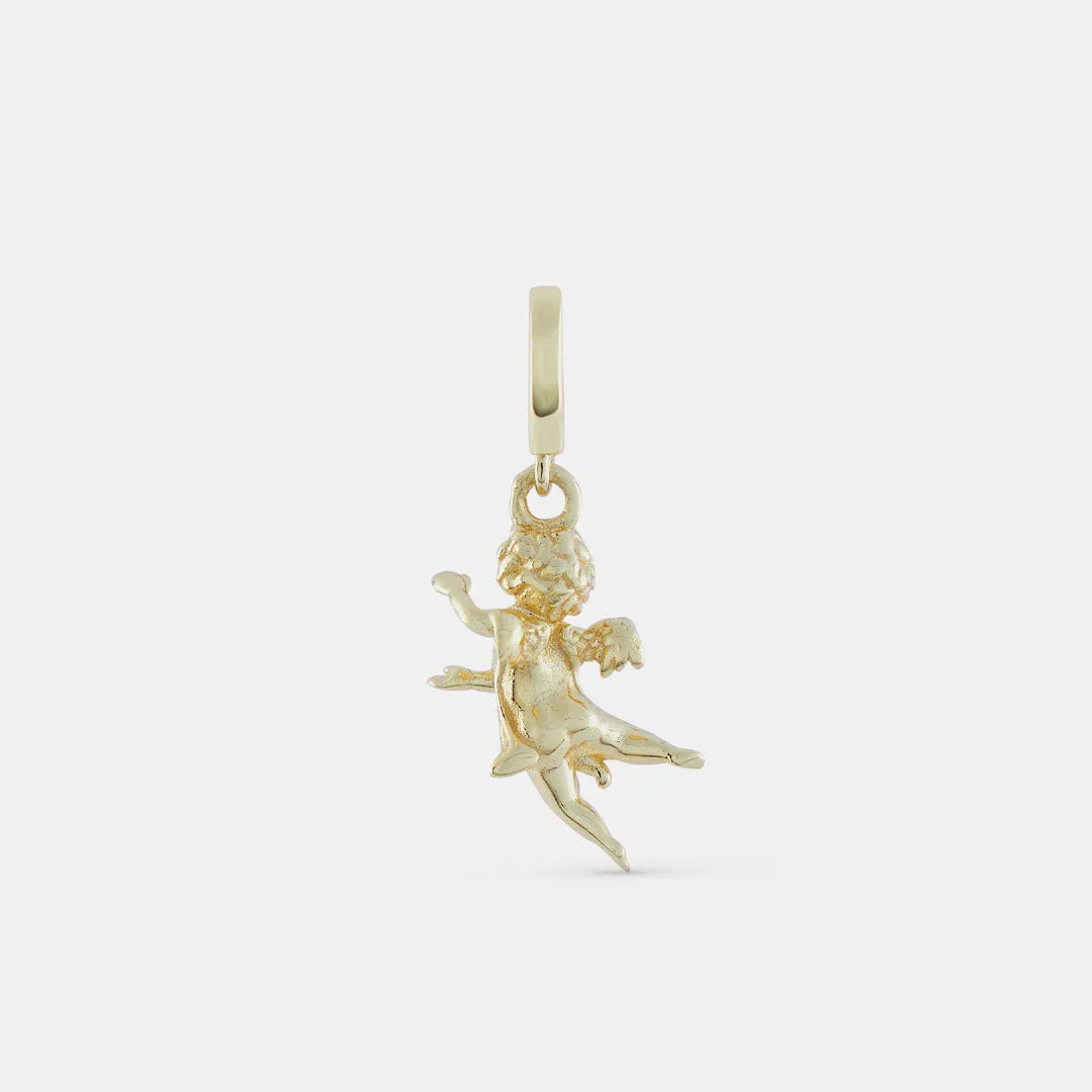 Gold Cherub Pendant