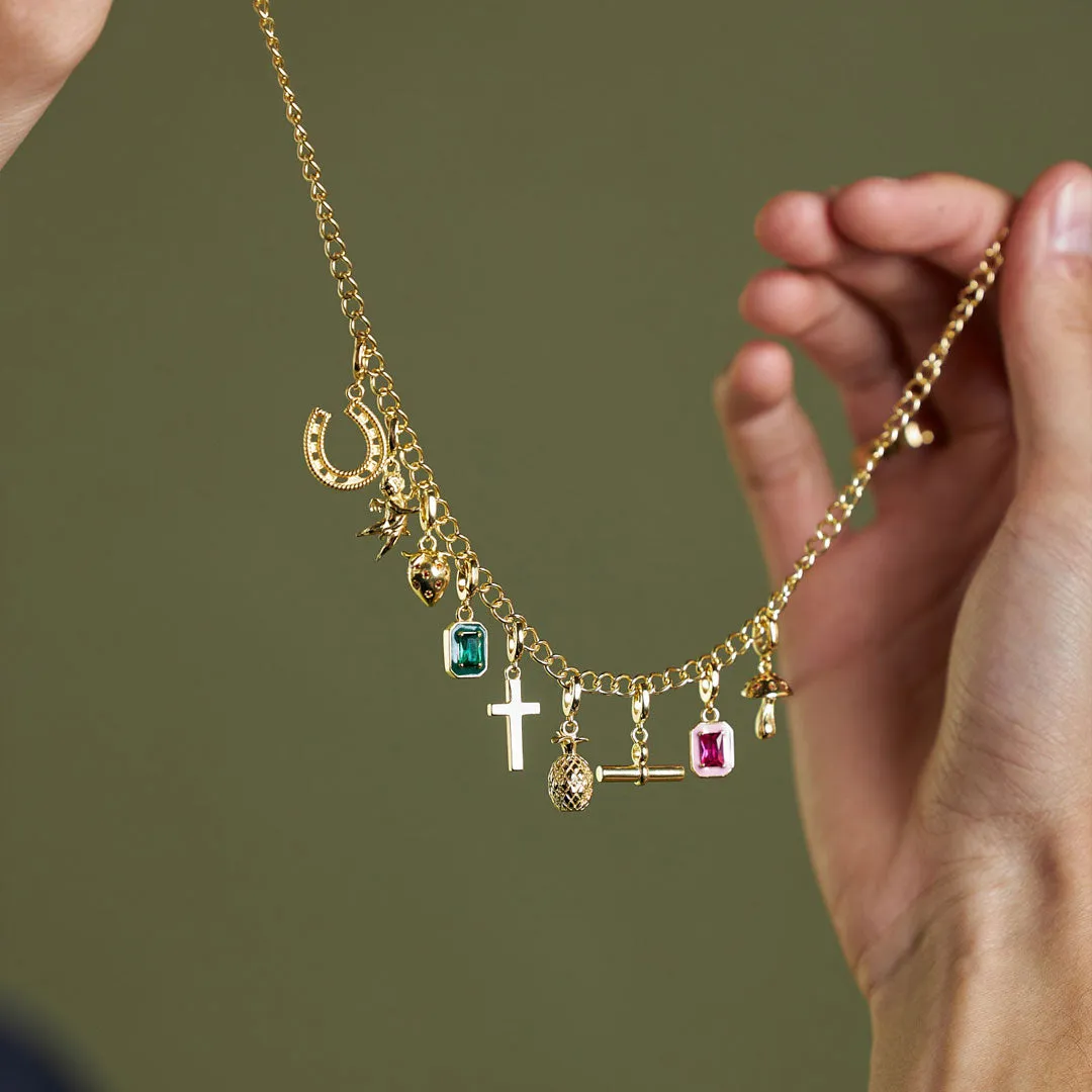Gold Cherub Pendant