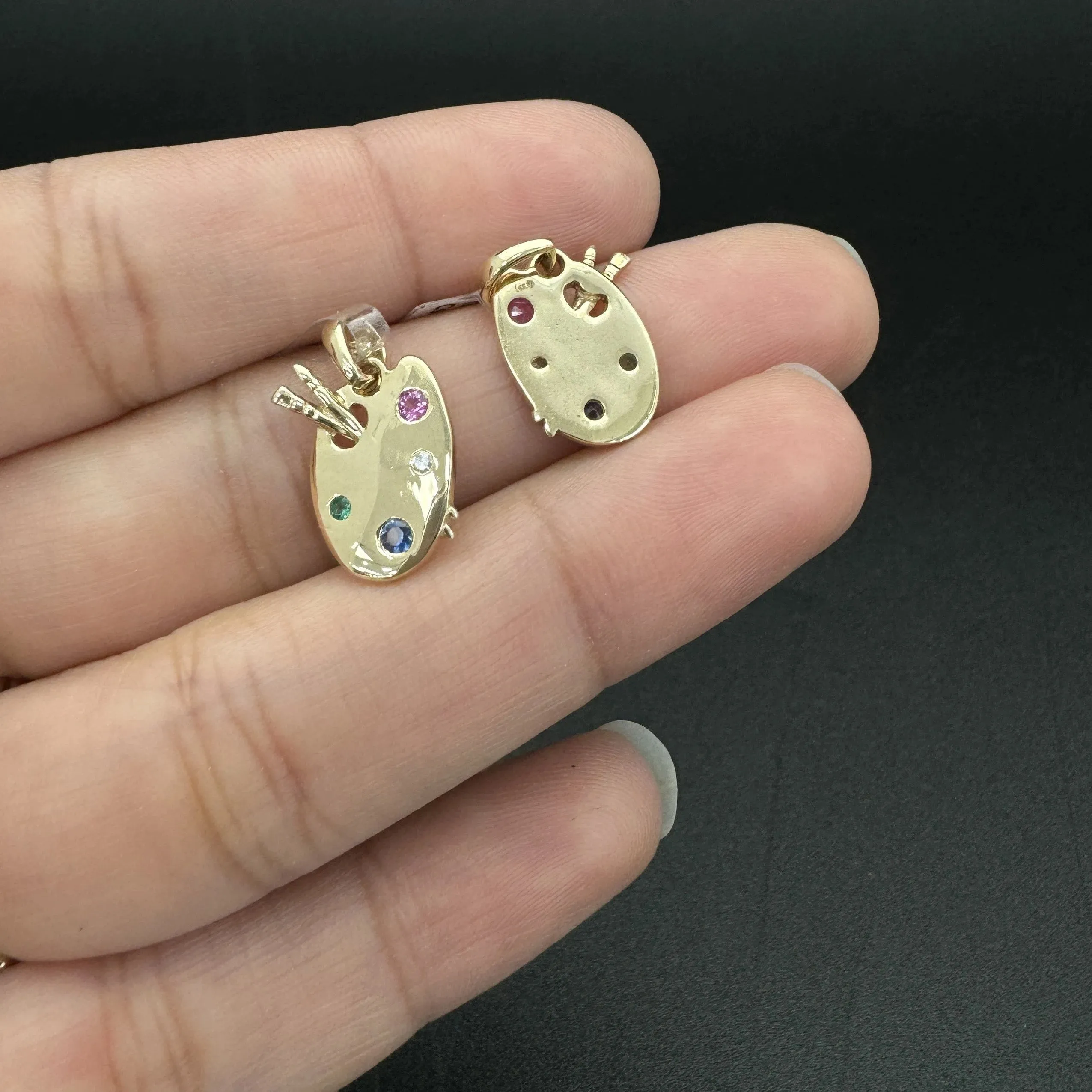 Golden Palette Pendant