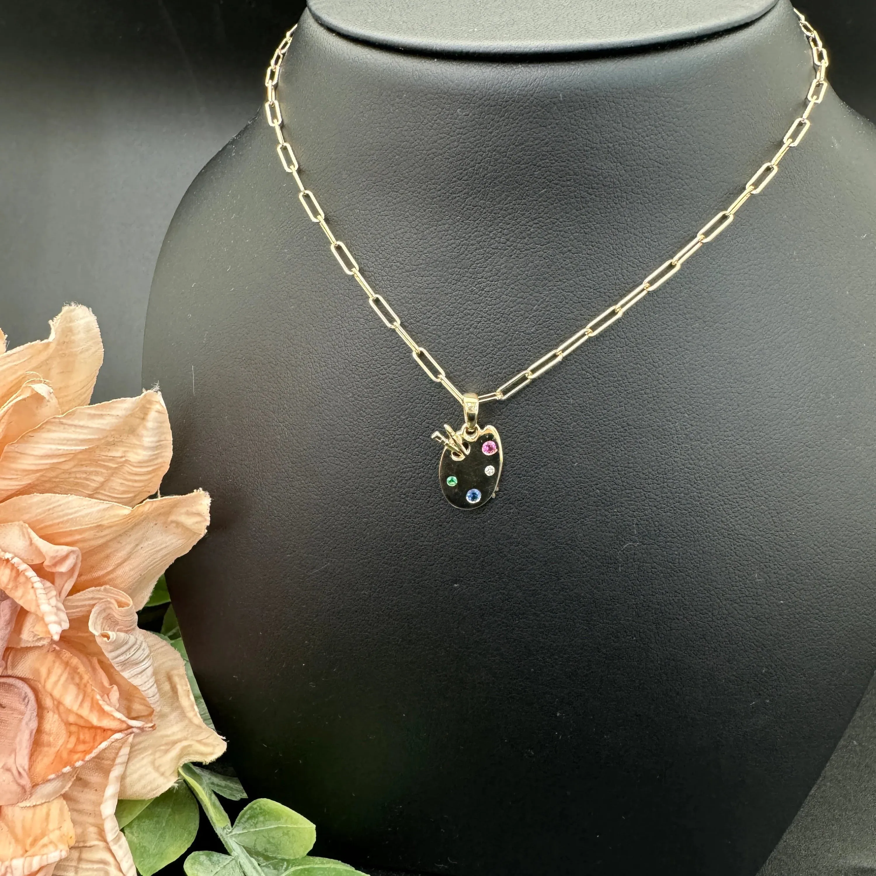 Golden Palette Pendant