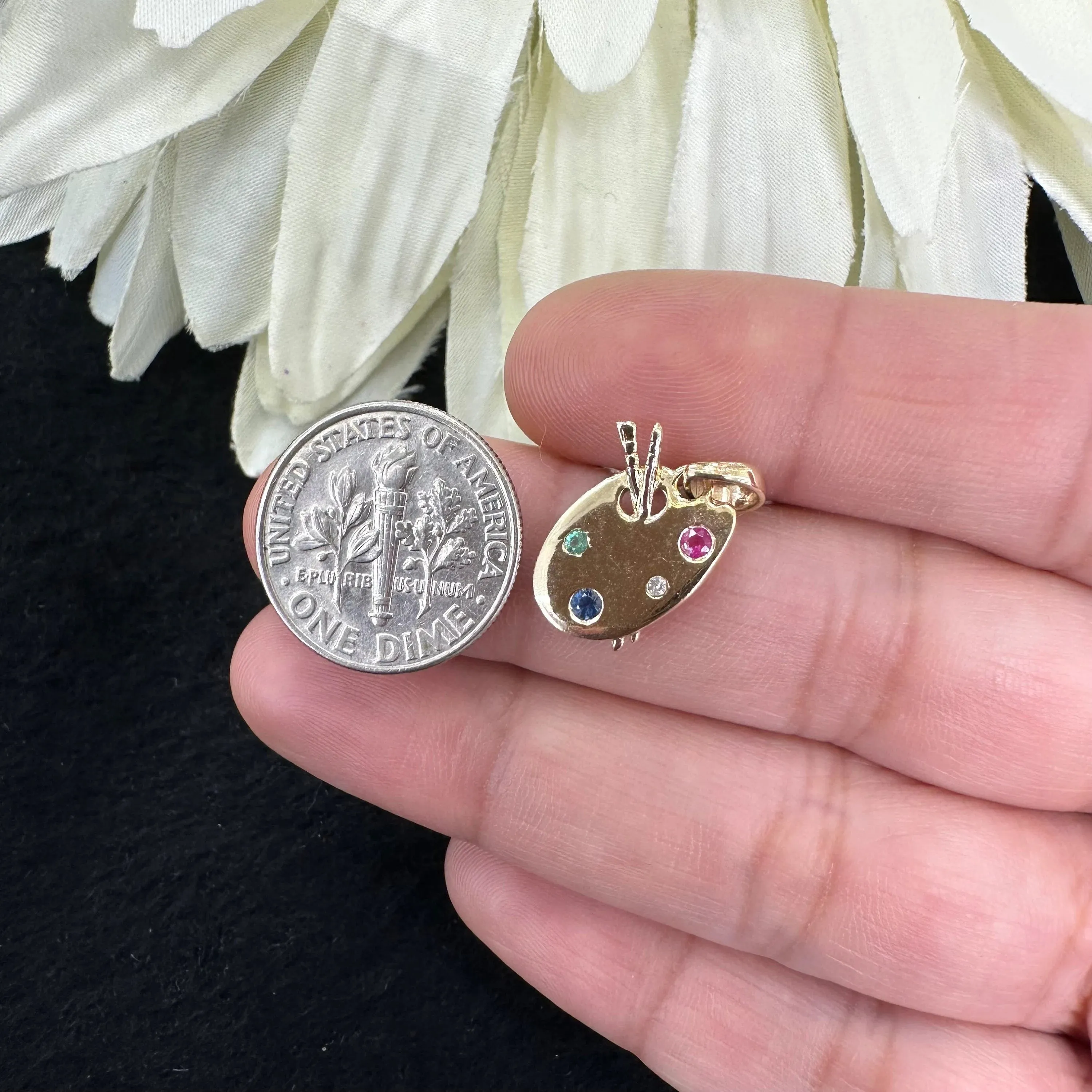 Golden Palette Pendant