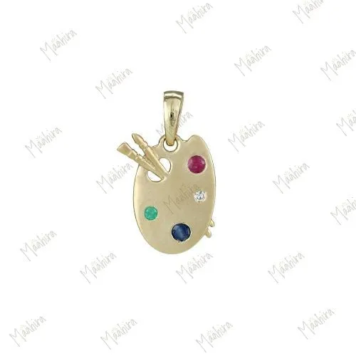 Golden Palette Pendant