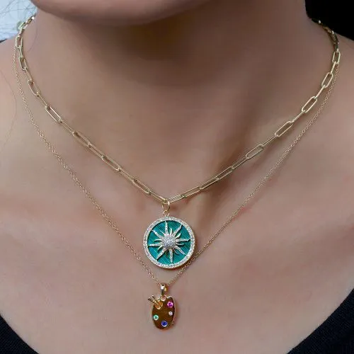 Golden Palette Pendant
