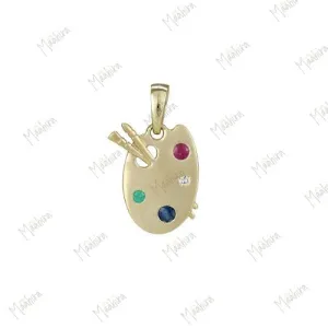 Golden Palette Pendant