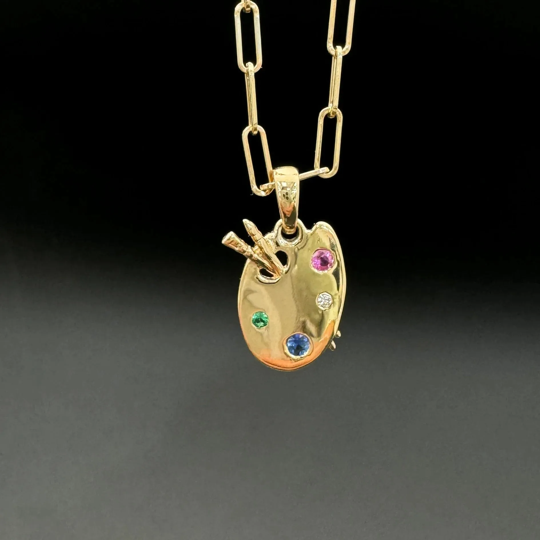 Golden Palette Pendant