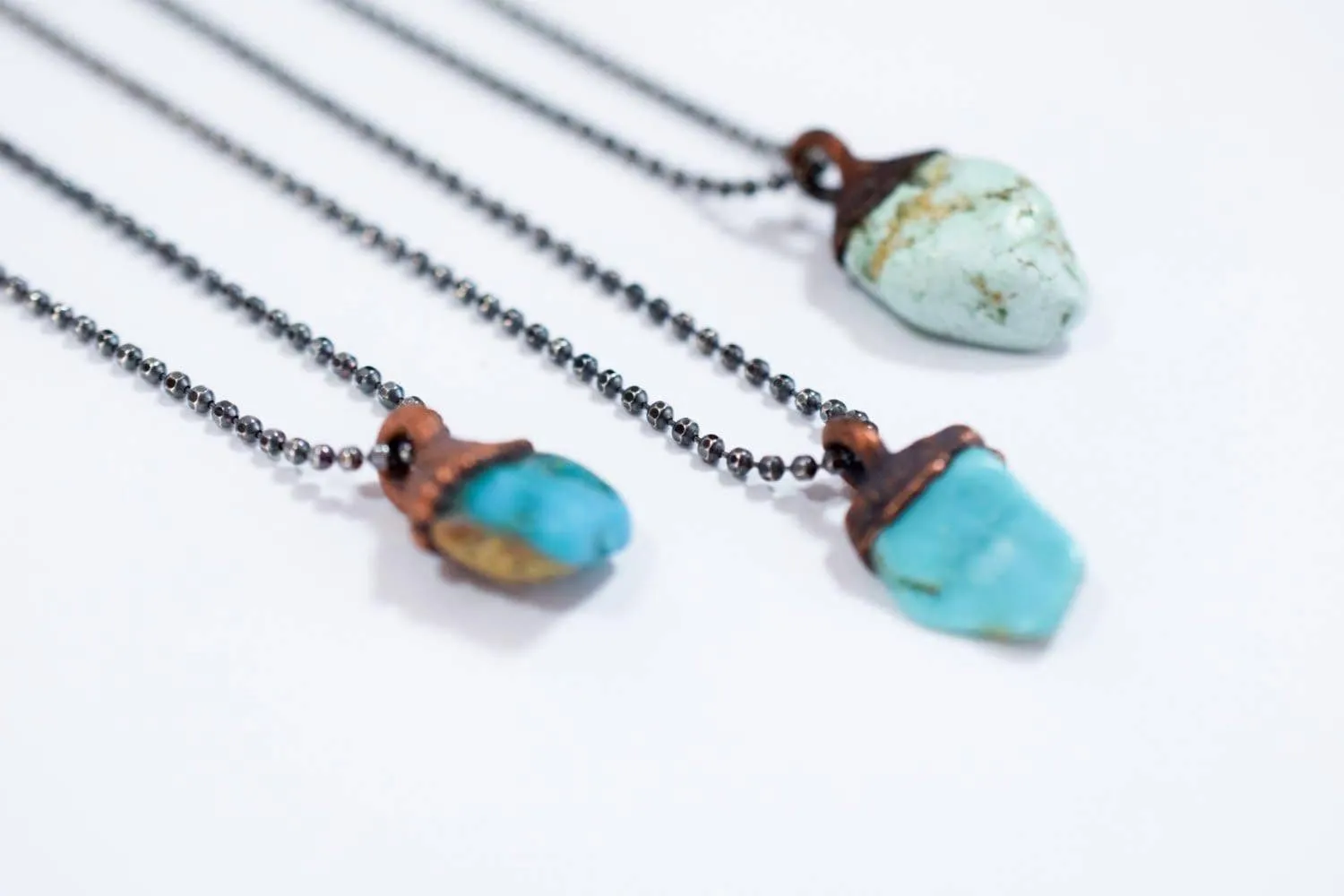 Hawkhouse 18" Sterling Silver American Turquoise Pendant