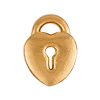 Heart Lock Charm