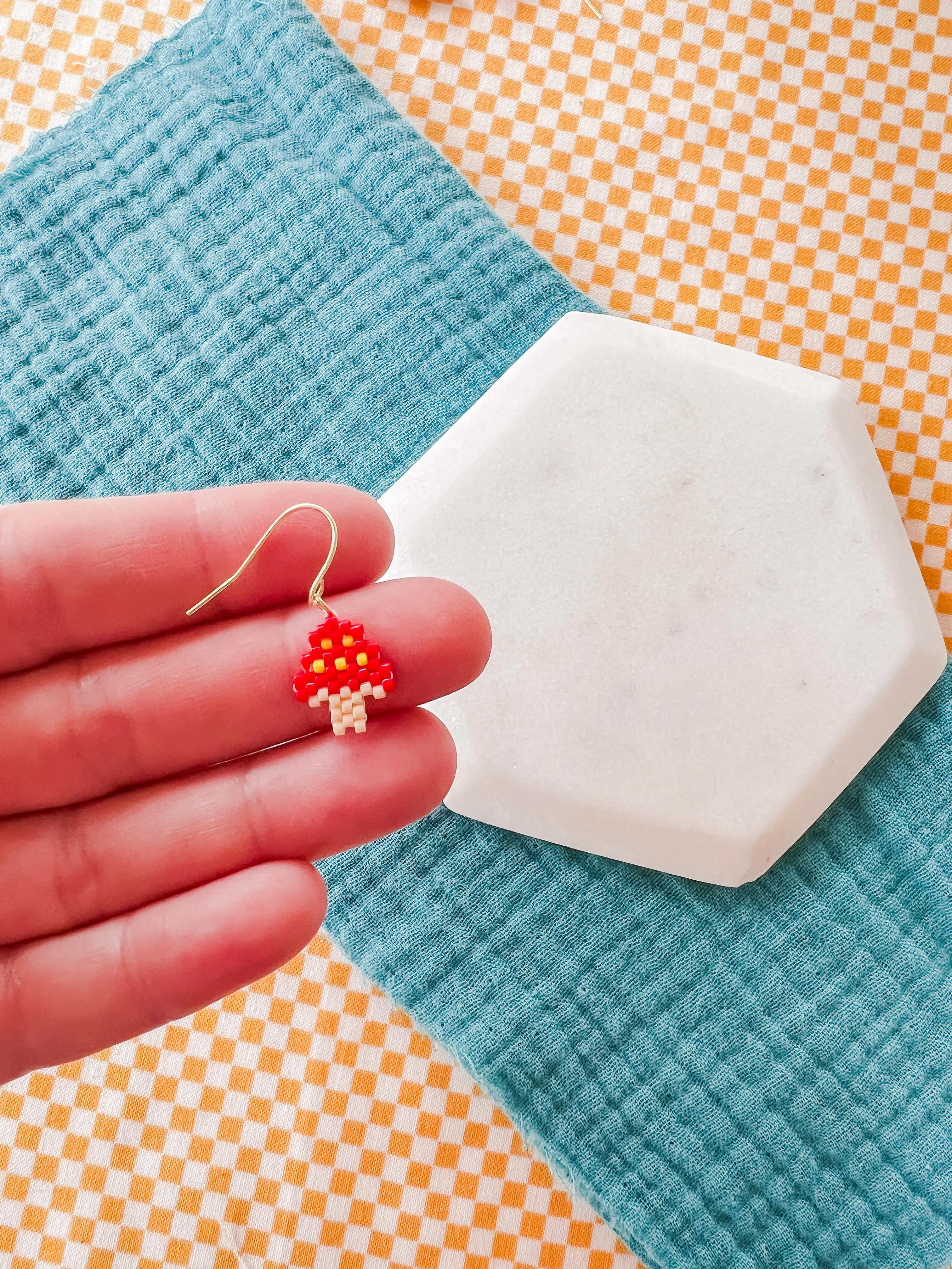 Hedgi and Mush | Beaded Earrings