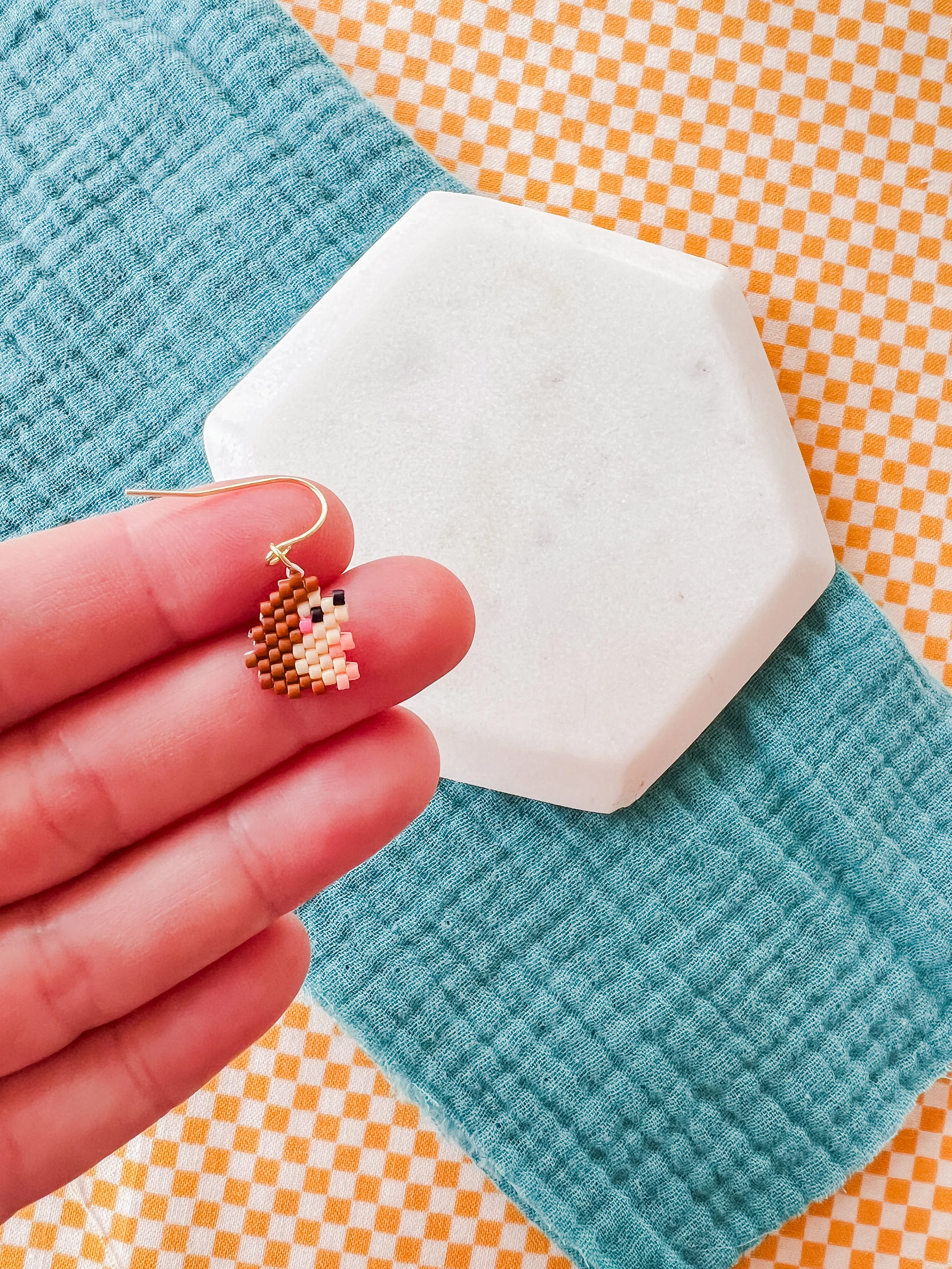 Hedgi and Mush | Beaded Earrings