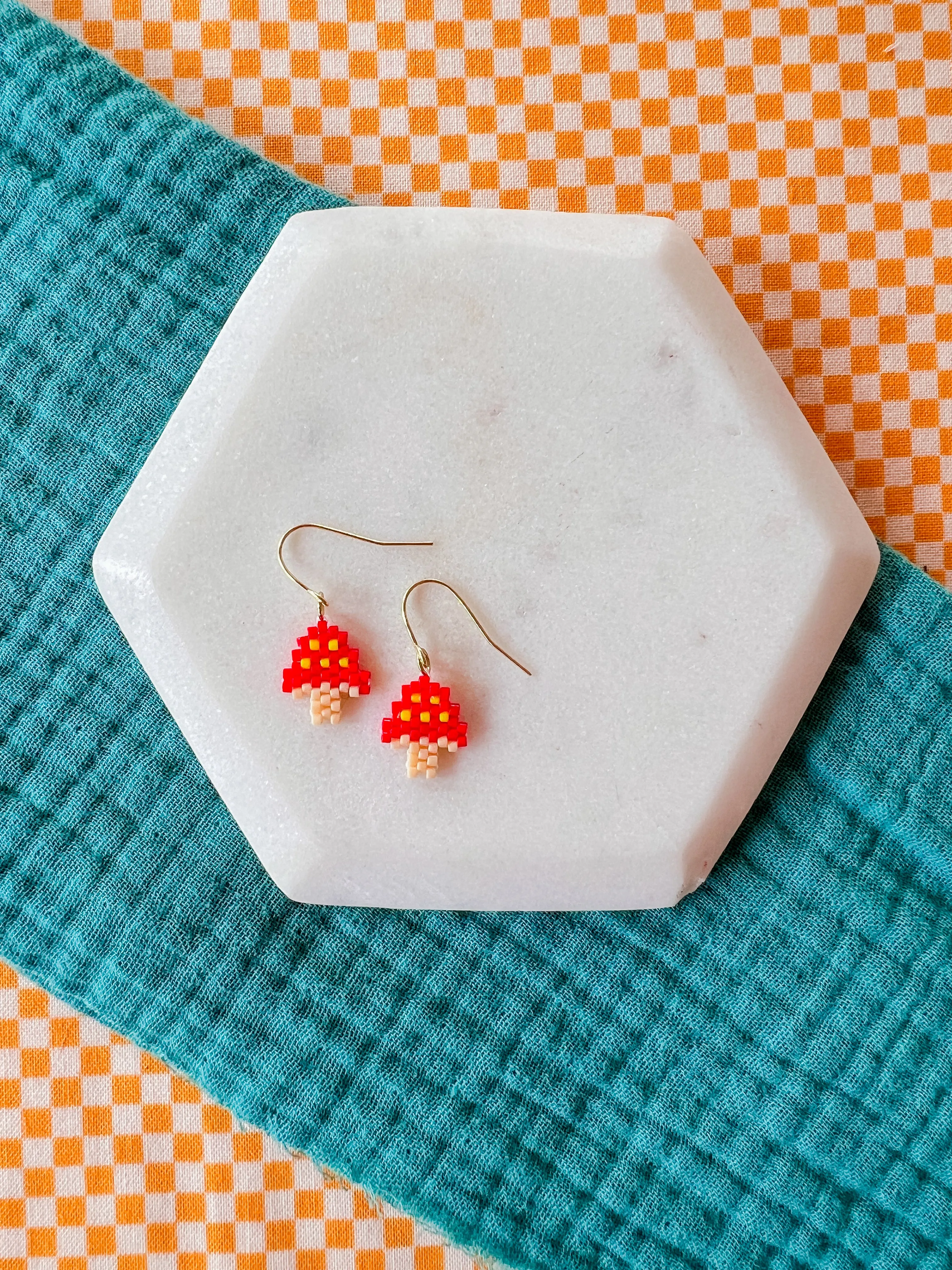 Hedgi and Mush | Beaded Earrings