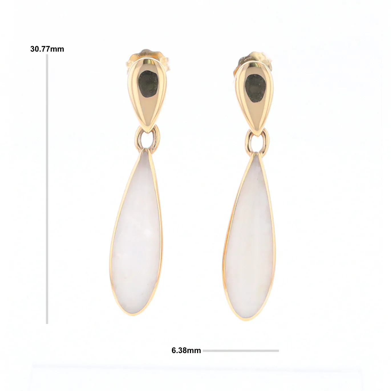 Historic Quartz Teardrop Earrings