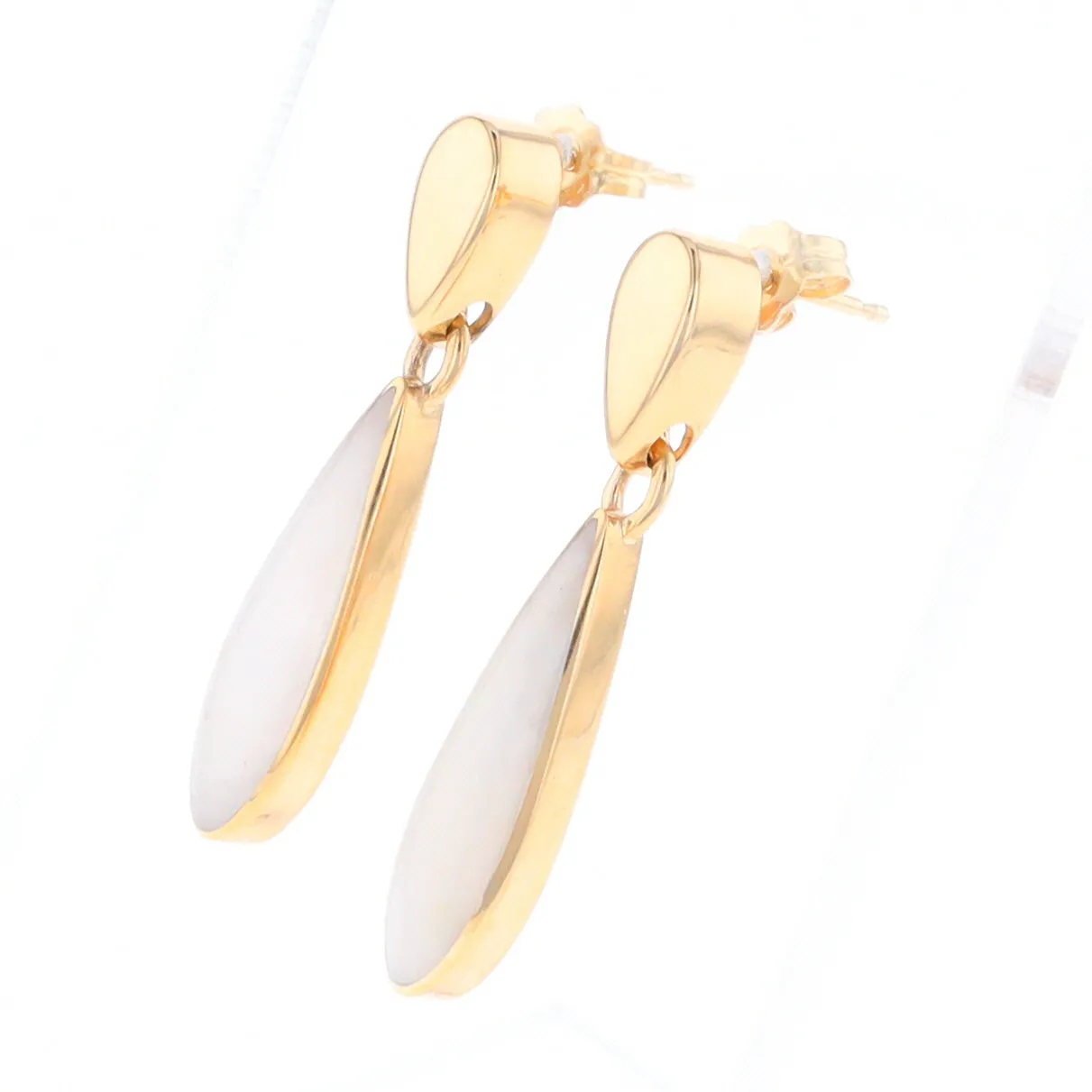 Historic Quartz Teardrop Earrings