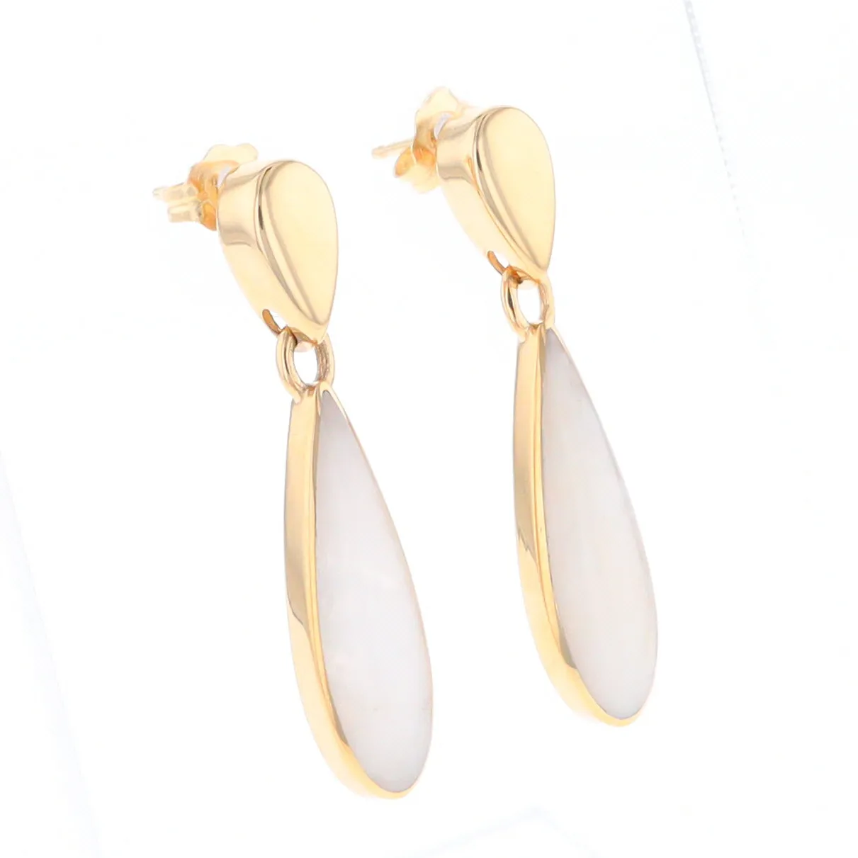 Historic Quartz Teardrop Earrings
