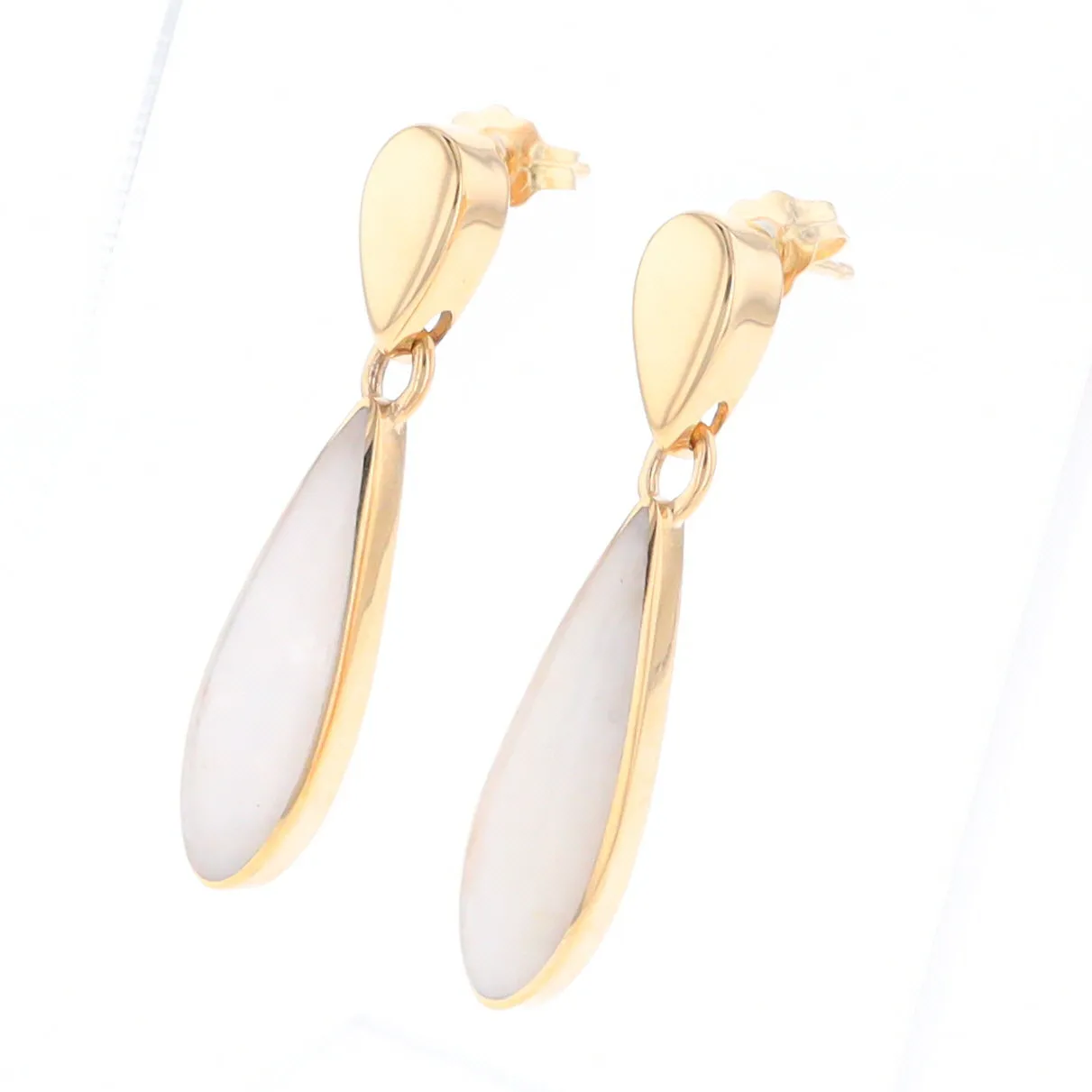 Historic Quartz Teardrop Earrings