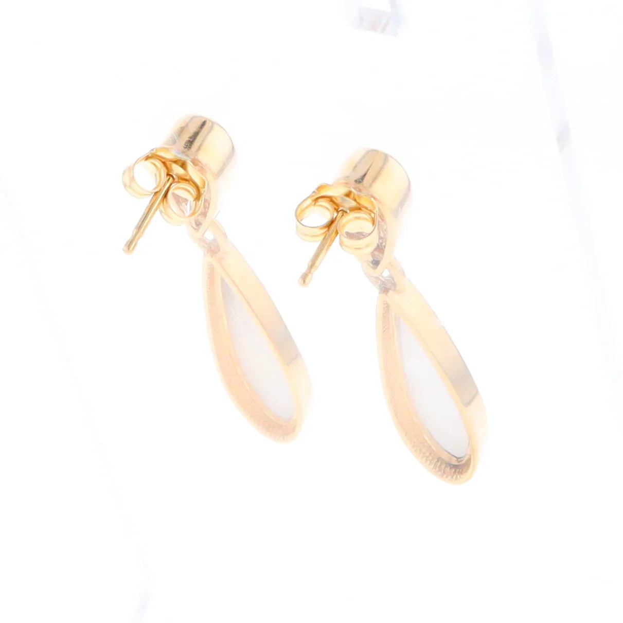 Historic Quartz Teardrop Earrings