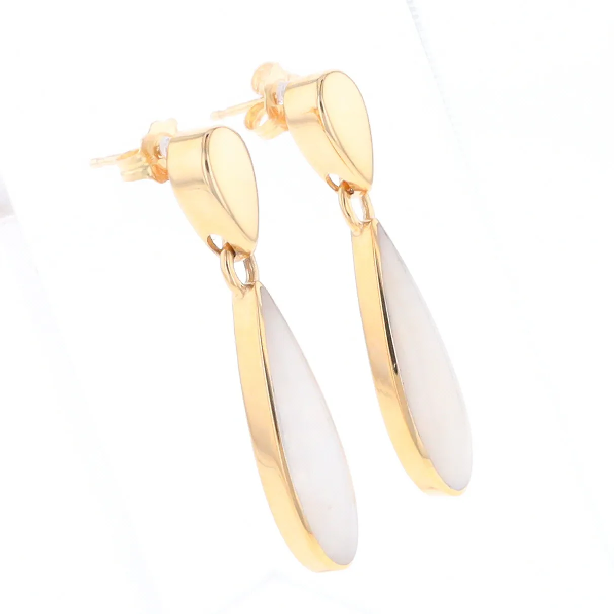 Historic Quartz Teardrop Earrings