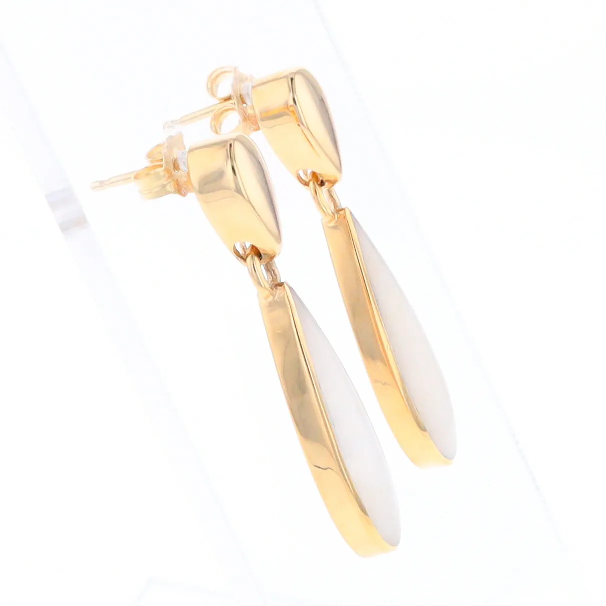 Historic Quartz Teardrop Earrings