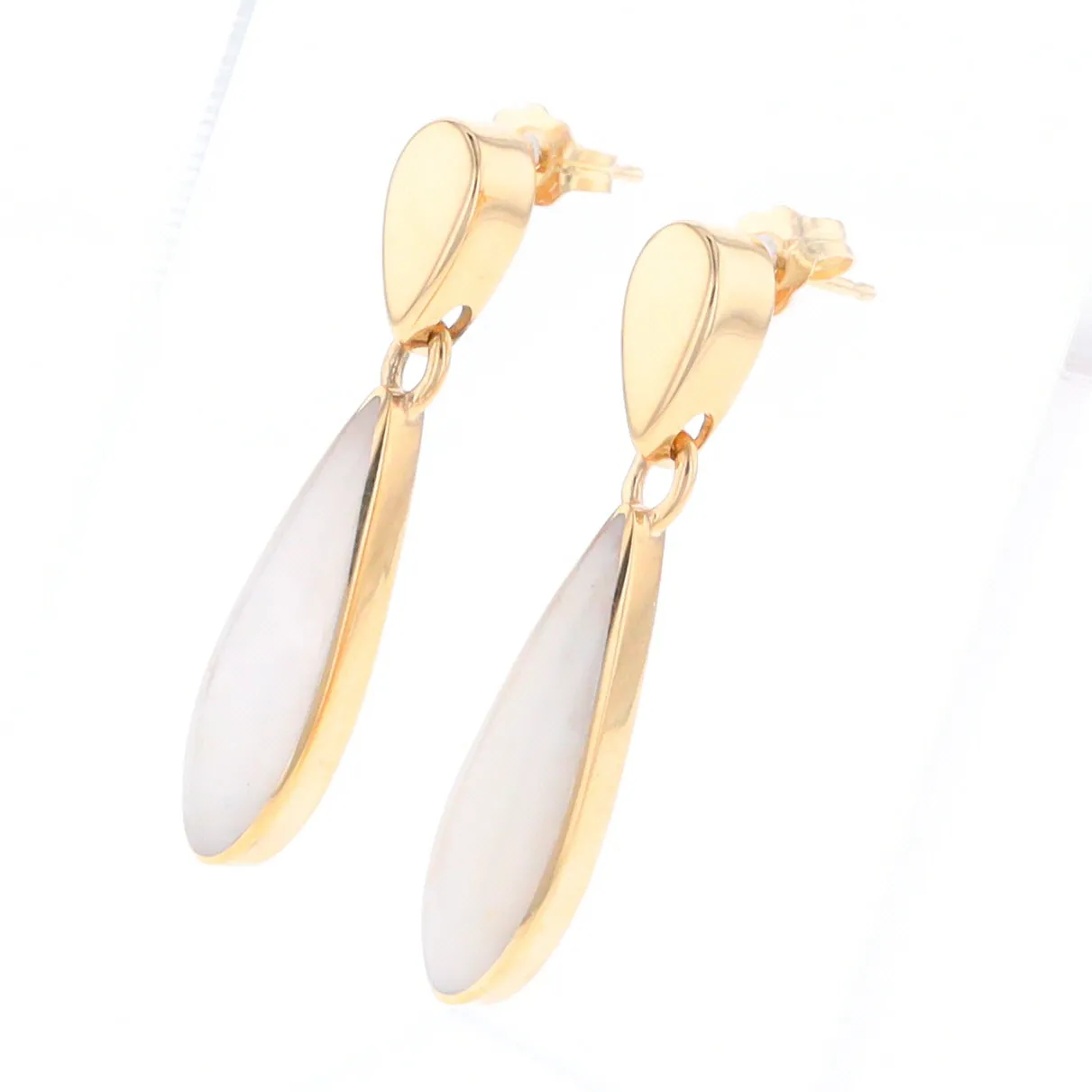 Historic Quartz Teardrop Earrings