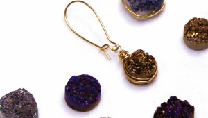 How to Wire Wrap a Druzy Bead