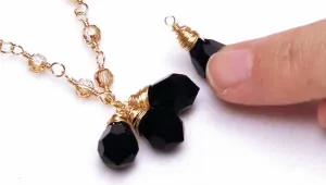 How to Wire Wrap a Preciosa Crystal Drop Pendant