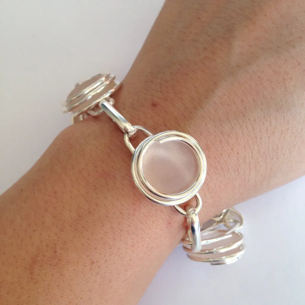 Infinity Bracelet - Pink Matte