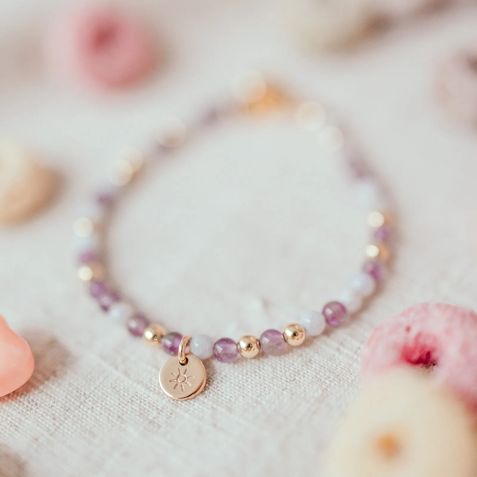 I've Got This Crystal Bracelet • Amethyst & Agate
