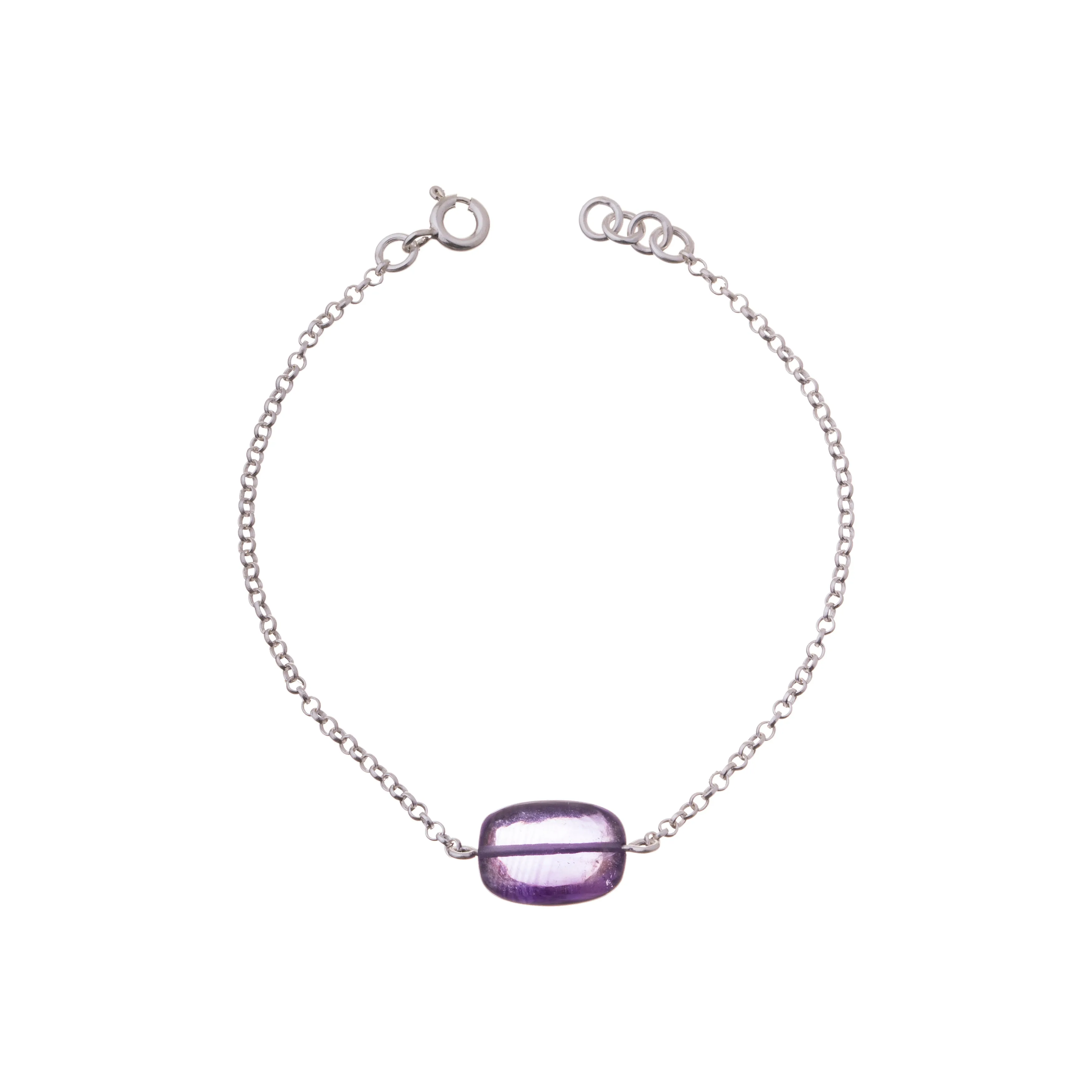 Joy Amethyst Bracelet, Sterling Silver
