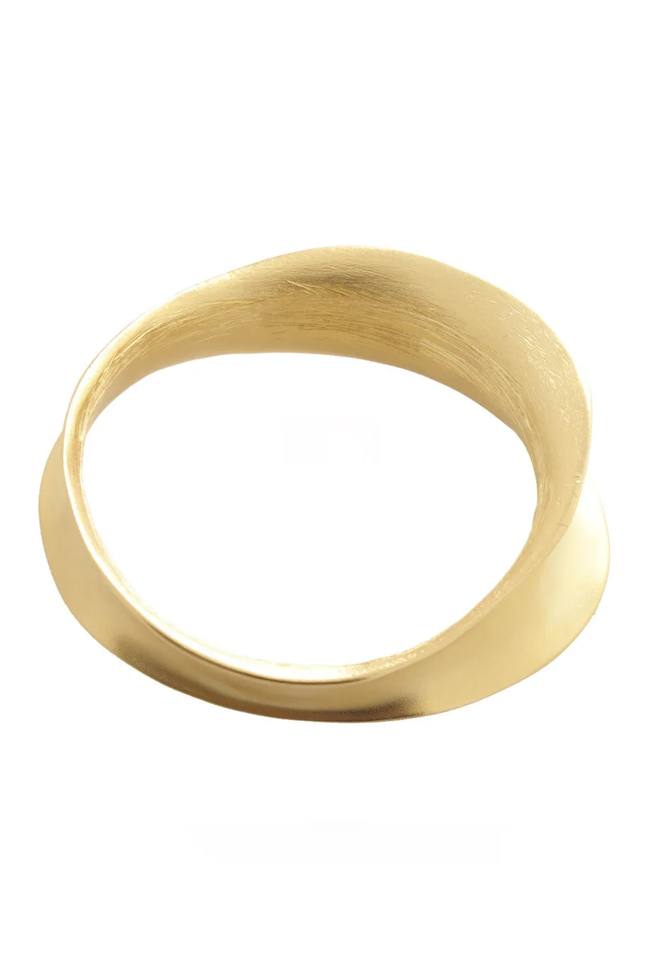 KENNETH JAY LANE ODD Shaped Gold Bracelet