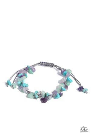 Knotted Kingdom - Green Bracelet - Paparazzi Accessories