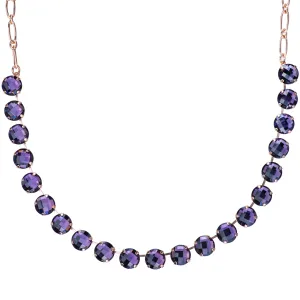 Large Round Necklace in "Amethyst" *Custom*