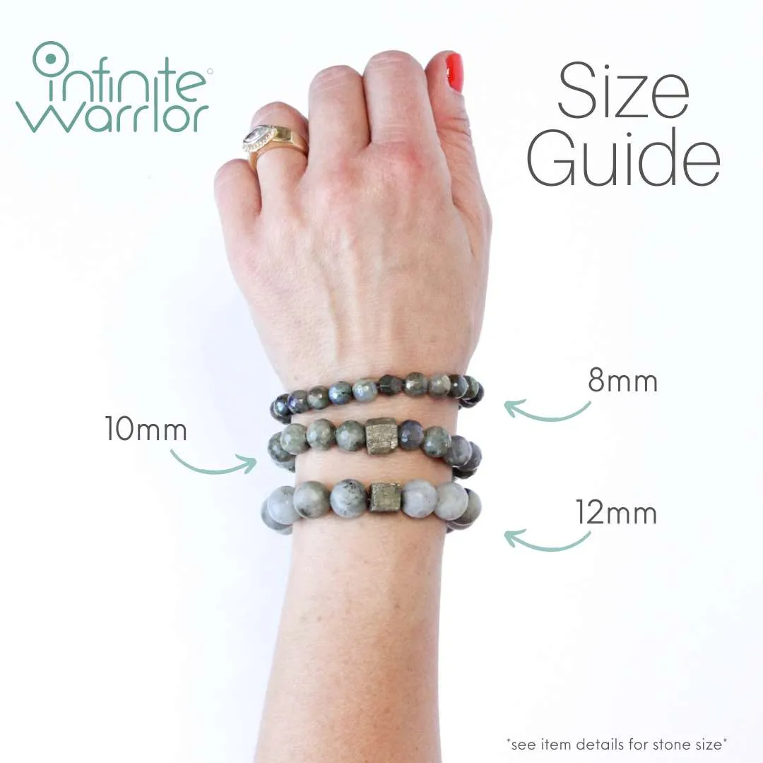 Matte Frost Amethyst Bracelet