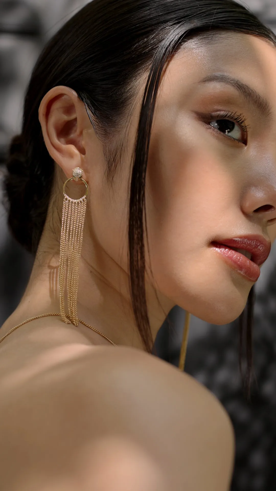 Maumau Chandelier Earrings 18K Gold Vermeil